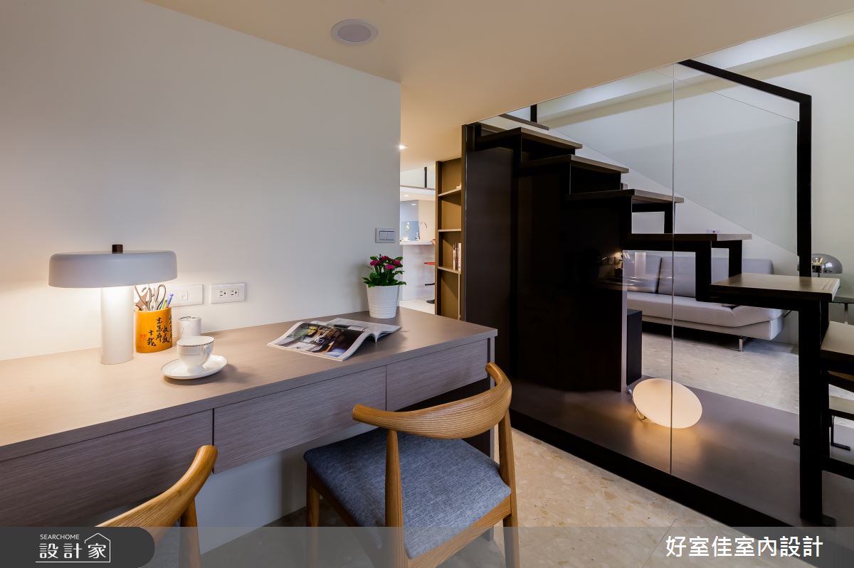 31坪中古屋(5~15年)＿簡約風書房案例圖片＿好室佳室內設計＿好室佳_時尚挑高設計好宅之7