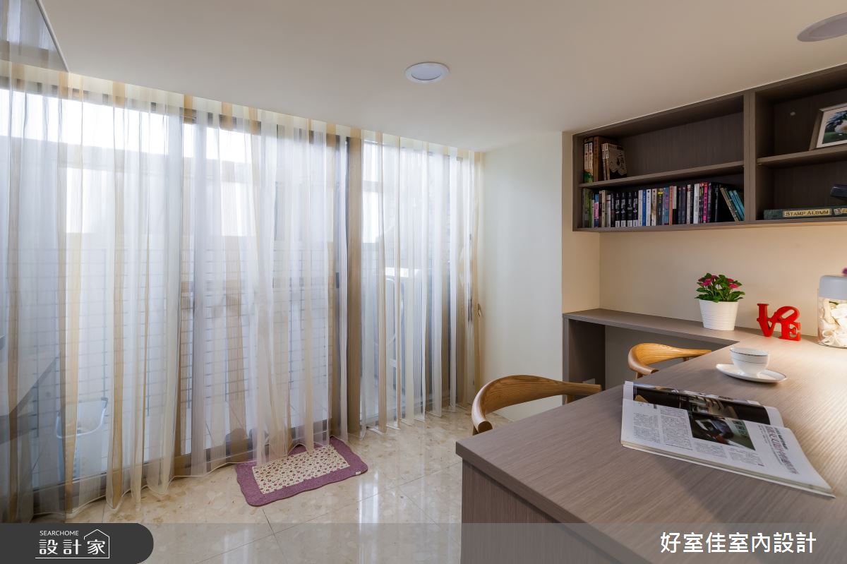 31坪中古屋(5~15年)＿簡約風書房案例圖片＿好室佳室內設計＿好室佳_時尚挑高設計好宅之11
