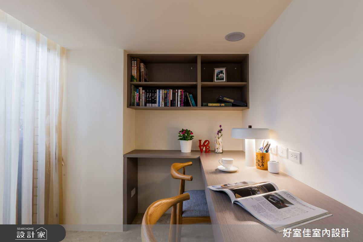 31坪中古屋(5~15年)＿簡約風書房案例圖片＿好室佳室內設計＿好室佳_時尚挑高設計好宅之12