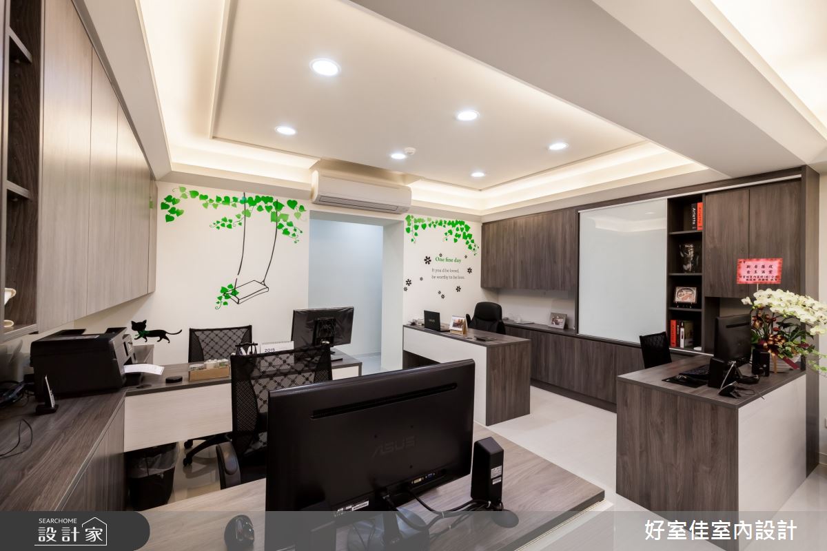 30坪老屋(31~40年)＿簡約風商業空間案例圖片＿好室佳室內設計＿好室佳_個性黑白X視覺空間之1