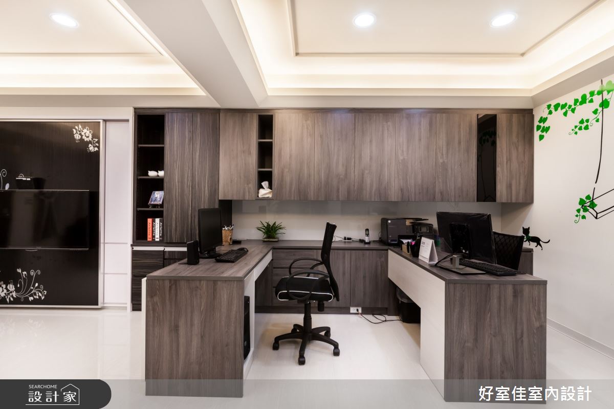 30坪老屋(31~40年)＿簡約風商業空間案例圖片＿好室佳室內設計＿好室佳_個性黑白X視覺空間之12