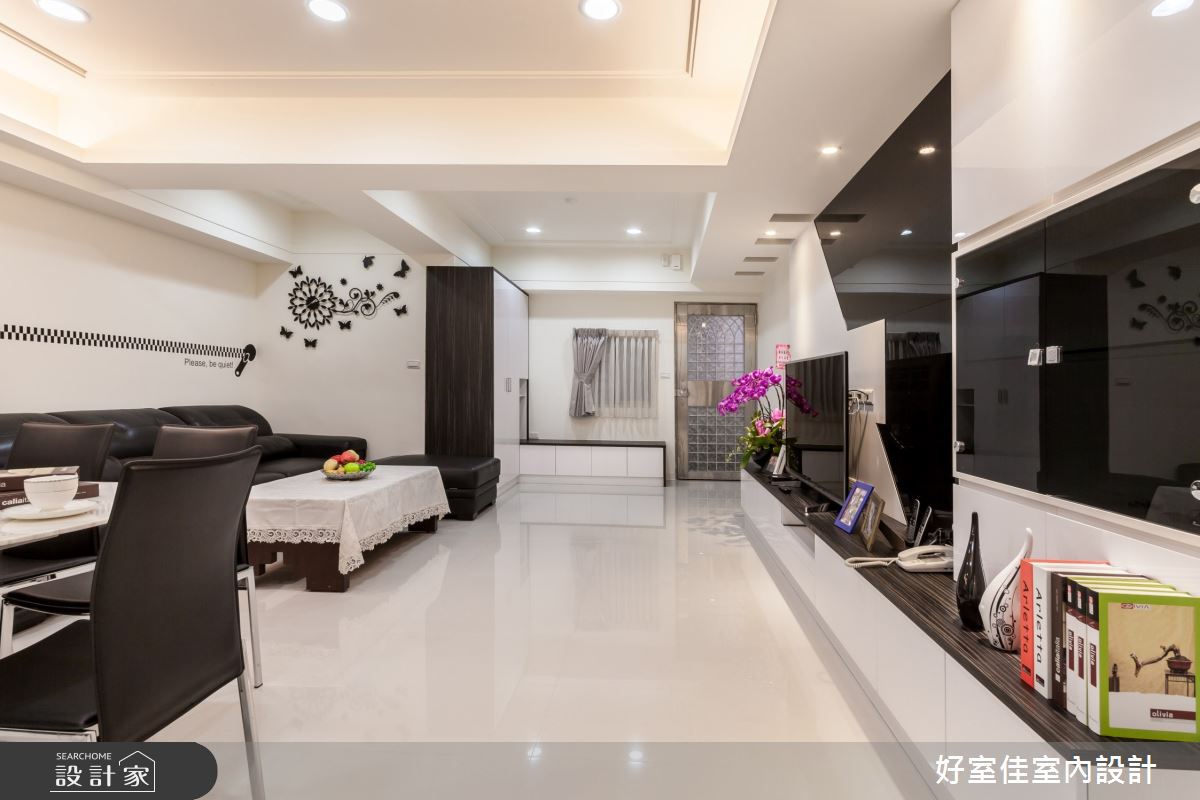 30坪老屋(31~40年)＿簡約風客廳案例圖片＿好室佳室內設計＿好室佳_新穎簡約住商混和宅之4