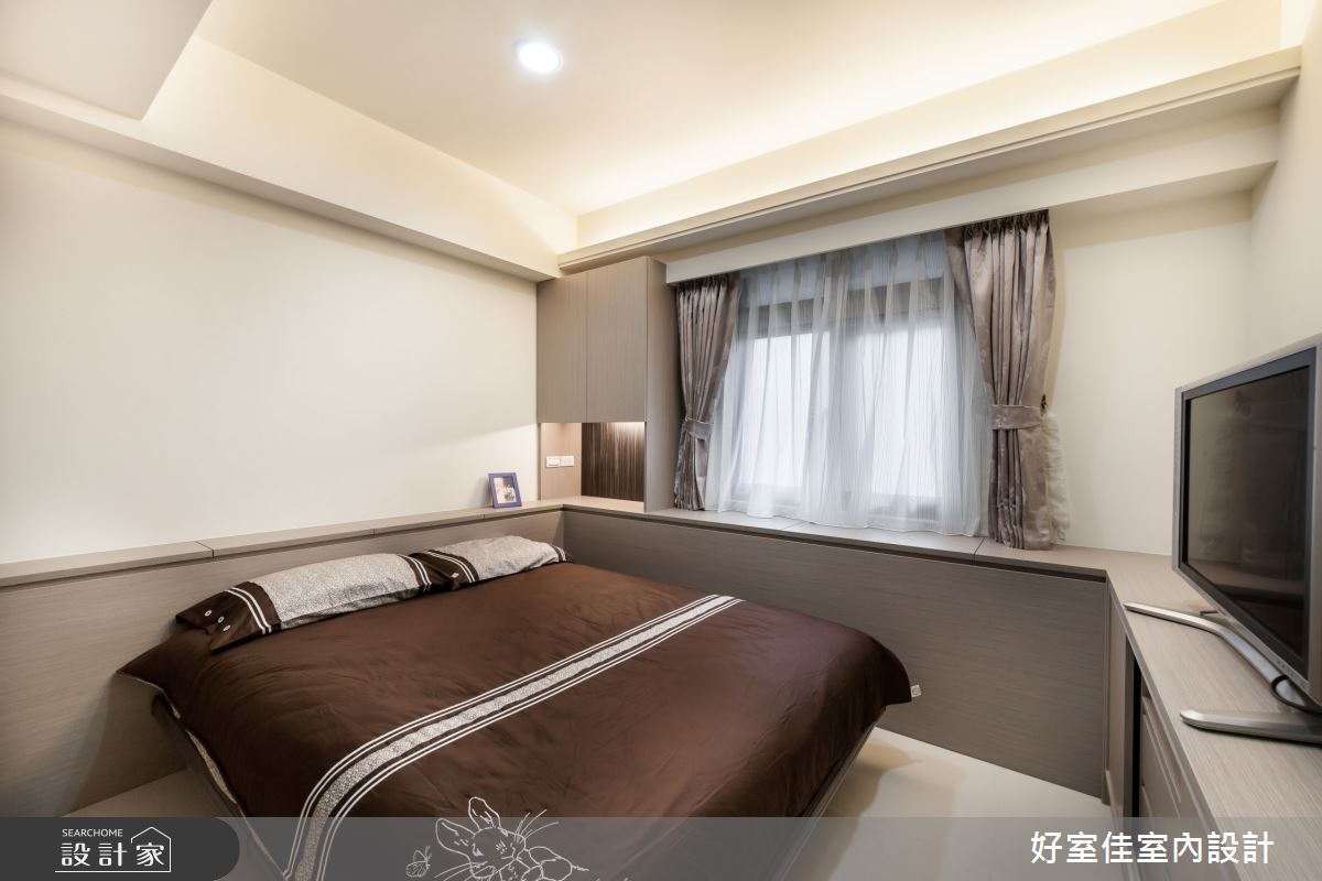 30坪老屋(31~40年)＿簡約風臥室案例圖片＿好室佳室內設計＿好室佳_新穎簡約住商混和宅之15