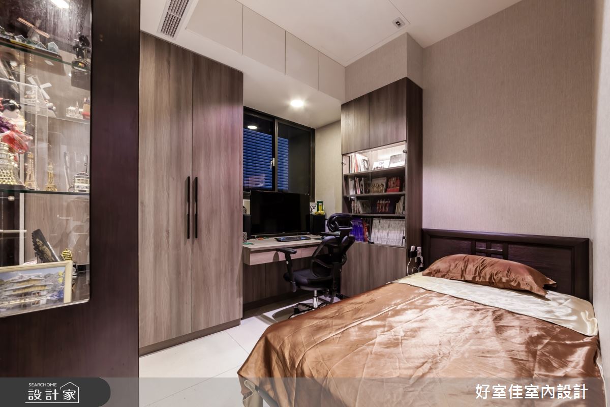 27坪新成屋(5年以下)＿簡約風臥室案例圖片＿好室佳室內設計＿好室佳_善用空間的簡約收納之13