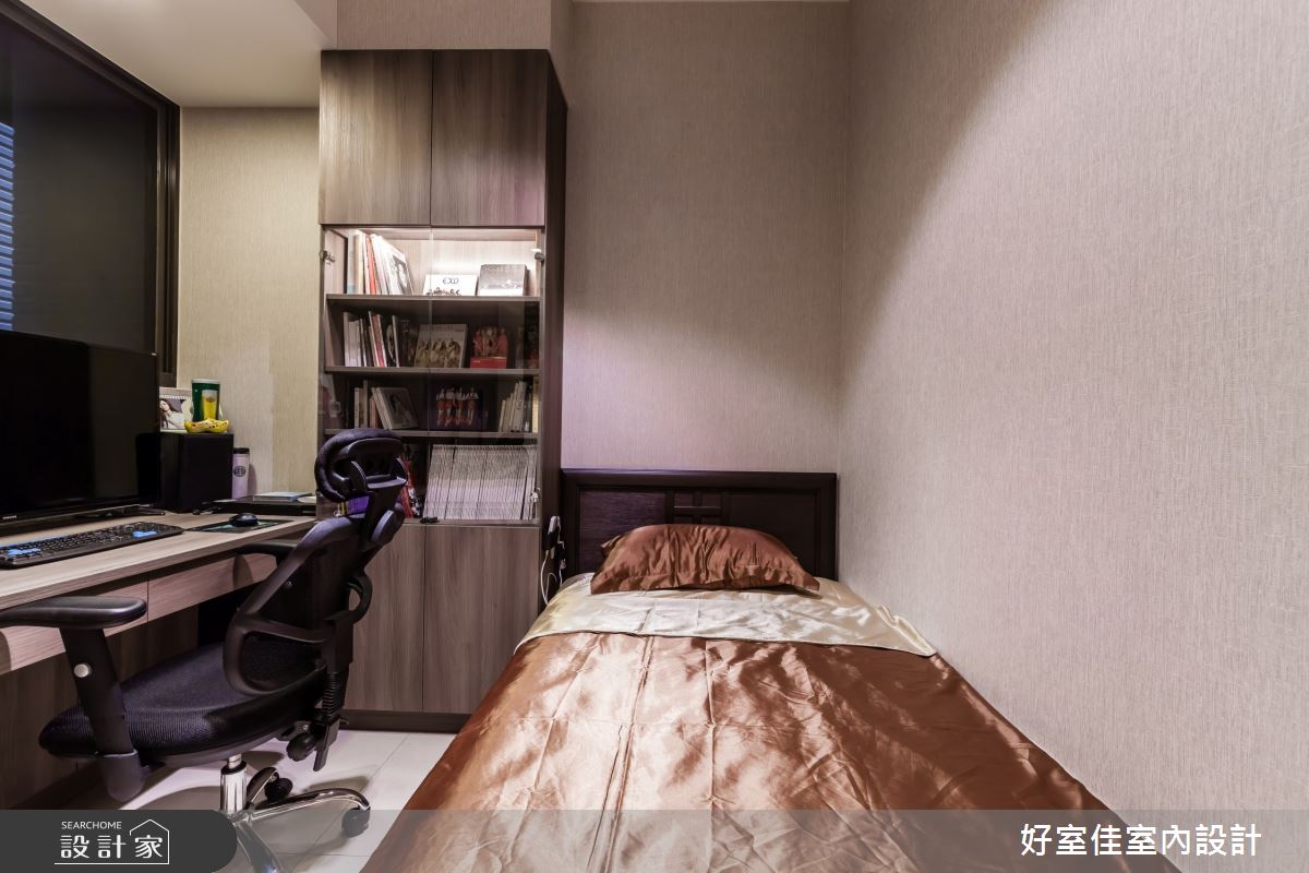 27坪新成屋(5年以下)＿簡約風臥室案例圖片＿好室佳室內設計＿好室佳_善用空間的簡約收納之14