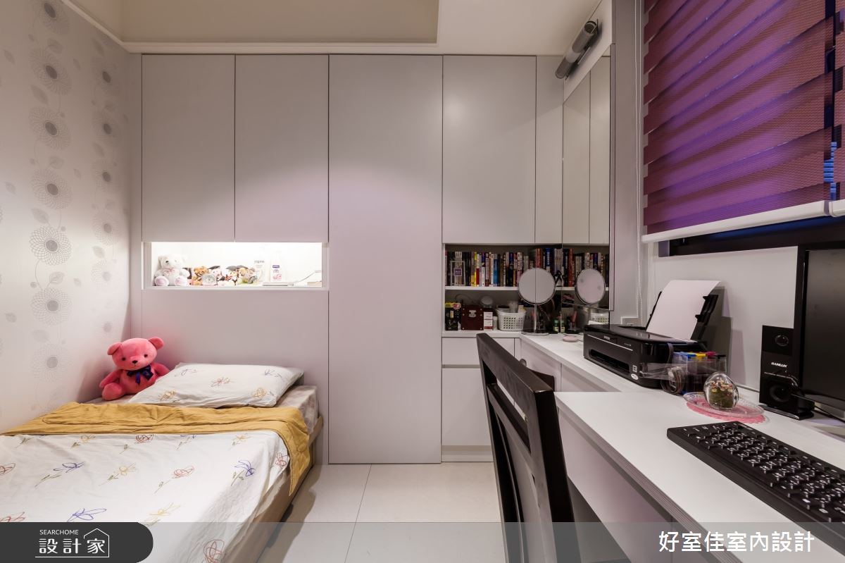 27坪新成屋(5年以下)＿簡約風臥室案例圖片＿好室佳室內設計＿好室佳_善用空間的簡約收納之19