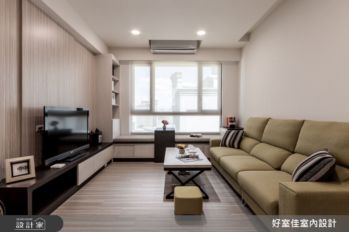 新成屋(5年以下)＿現代風客廳臥榻案例圖片＿好室佳室內設計＿好室佳_一展清新柔美旋景之3
