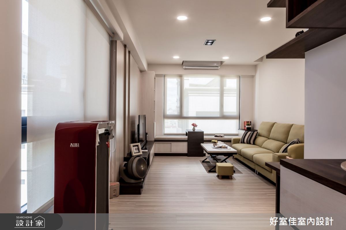 新成屋(5年以下)＿現代風客廳臥榻案例圖片＿好室佳室內設計＿好室佳_一展清新柔美旋景之4