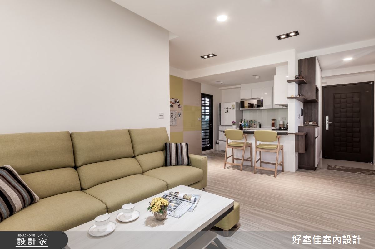 新成屋(5年以下)＿現代風客廳案例圖片＿好室佳室內設計＿好室佳_一展清新柔美旋景之6