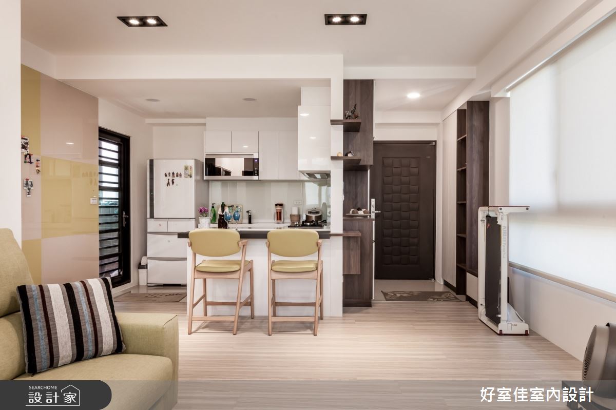 新成屋(5年以下)＿現代風玄關餐廳廚房案例圖片＿好室佳室內設計＿好室佳_一展清新柔美旋景之7