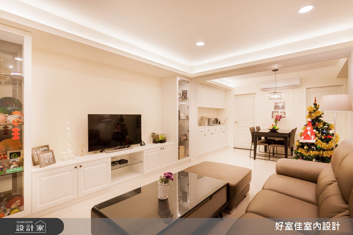 26坪老屋(16~30年)＿新古典客廳案例圖片＿好室佳室內設計＿好室佳_輕古典。巧時尚好宅之1