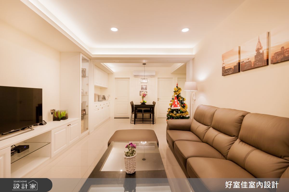 26坪老屋(16~30年)＿新古典客廳案例圖片＿好室佳室內設計＿好室佳_輕古典。巧時尚好宅之2