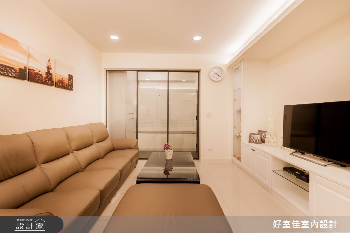 26坪老屋(16~30年)＿新古典客廳案例圖片＿好室佳室內設計＿好室佳_輕古典。巧時尚好宅之3