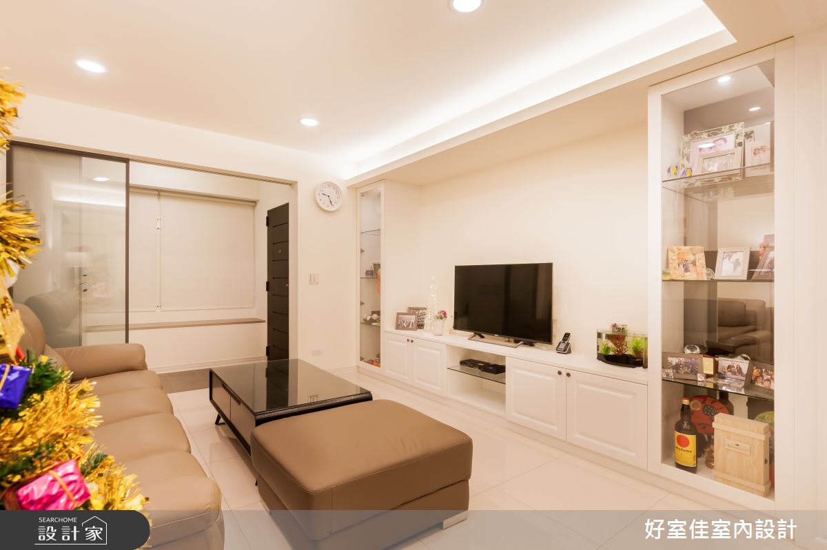 26坪老屋(16~30年)＿新古典客廳案例圖片＿好室佳室內設計＿好室佳_輕古典。巧時尚好宅之5