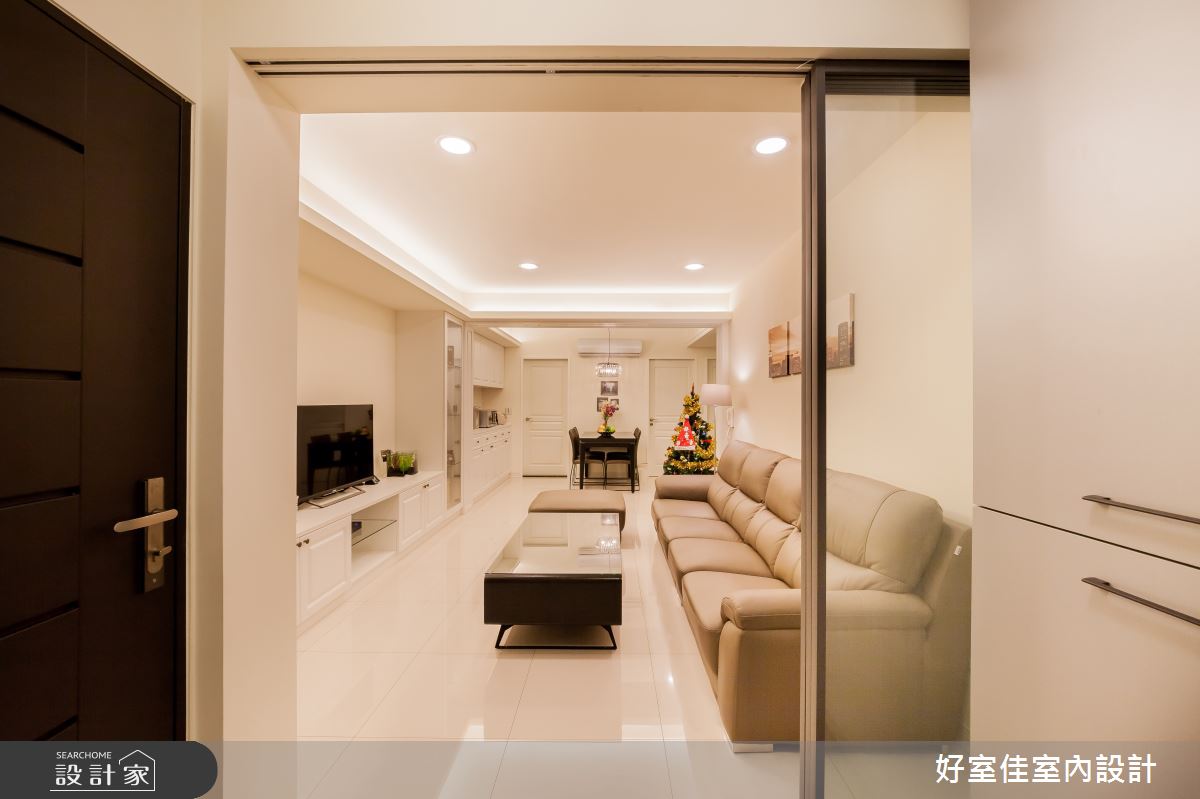 26坪老屋(16~30年)＿新古典玄關客廳案例圖片＿好室佳室內設計＿好室佳_輕古典。巧時尚好宅之14