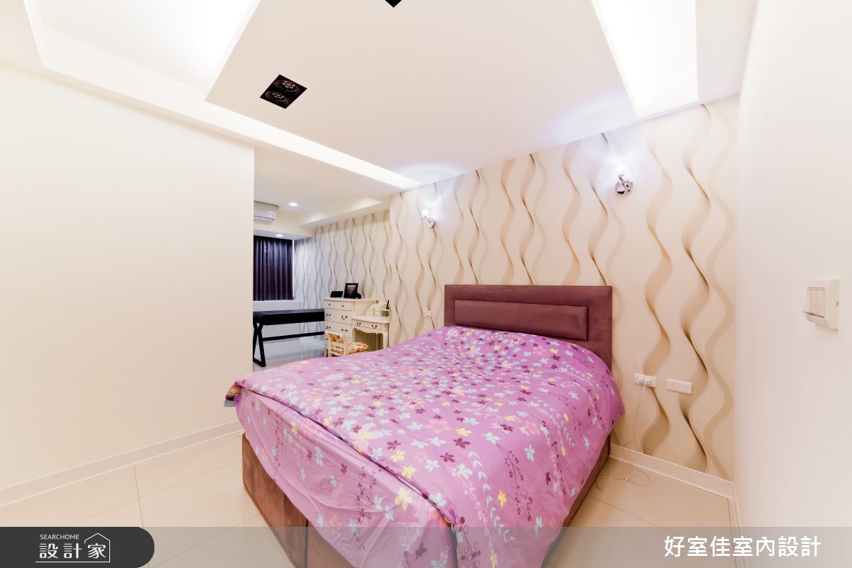 24坪老屋(16~30年)＿簡約風臥室案例圖片＿好室佳室內設計＿好室佳_黑與白的簡約之11