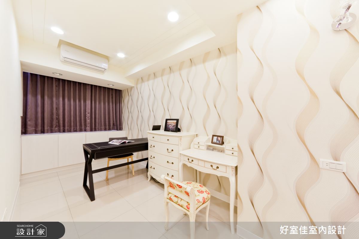 24坪老屋(16~30年)＿簡約風臥室案例圖片＿好室佳室內設計＿好室佳_黑與白的簡約之12