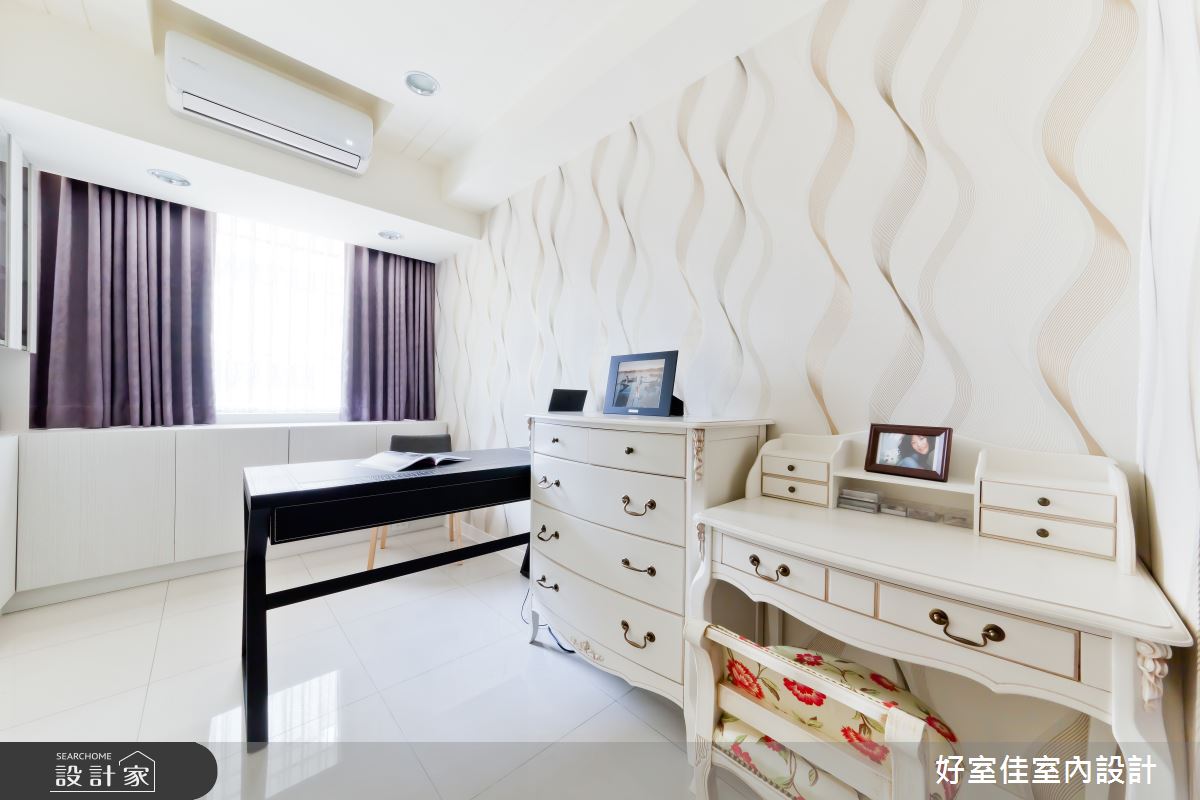 24坪老屋(16~30年)＿簡約風臥室案例圖片＿好室佳室內設計＿好室佳_黑與白的簡約之13