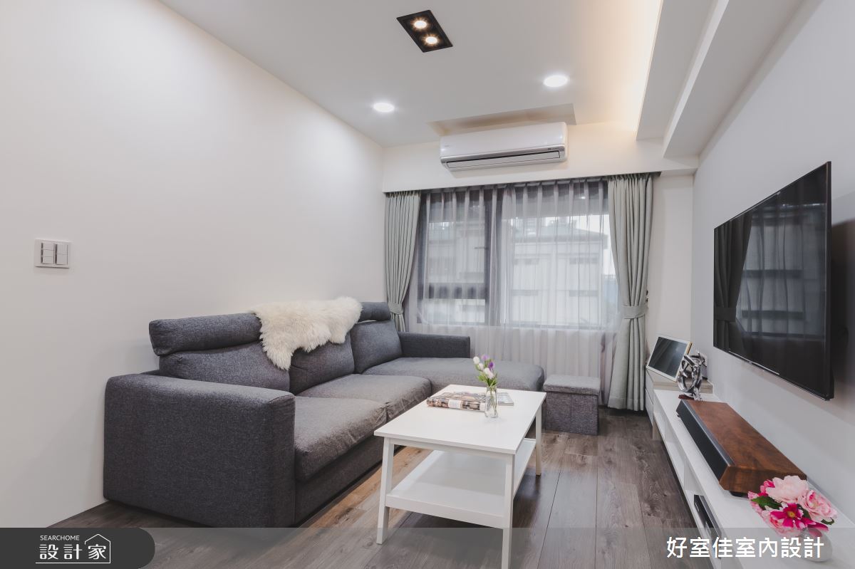 25坪新成屋(5年以下)＿現代風客廳案例圖片＿好室佳室內設計＿好室佳_簡約輕盈好生活之3