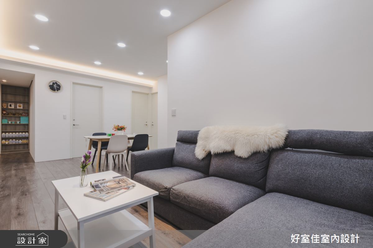 25坪新成屋(5年以下)＿現代風客廳案例圖片＿好室佳室內設計＿好室佳_簡約輕盈好生活之4