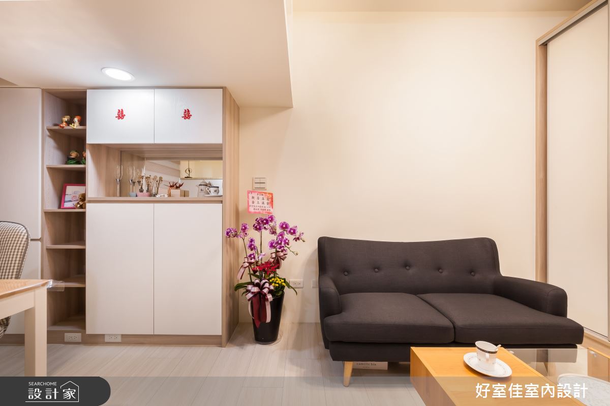 21坪新成屋(5年以下)＿現代風客廳案例圖片＿好室佳室內設計＿好室佳_機能X甜蜜 樓中樓之8