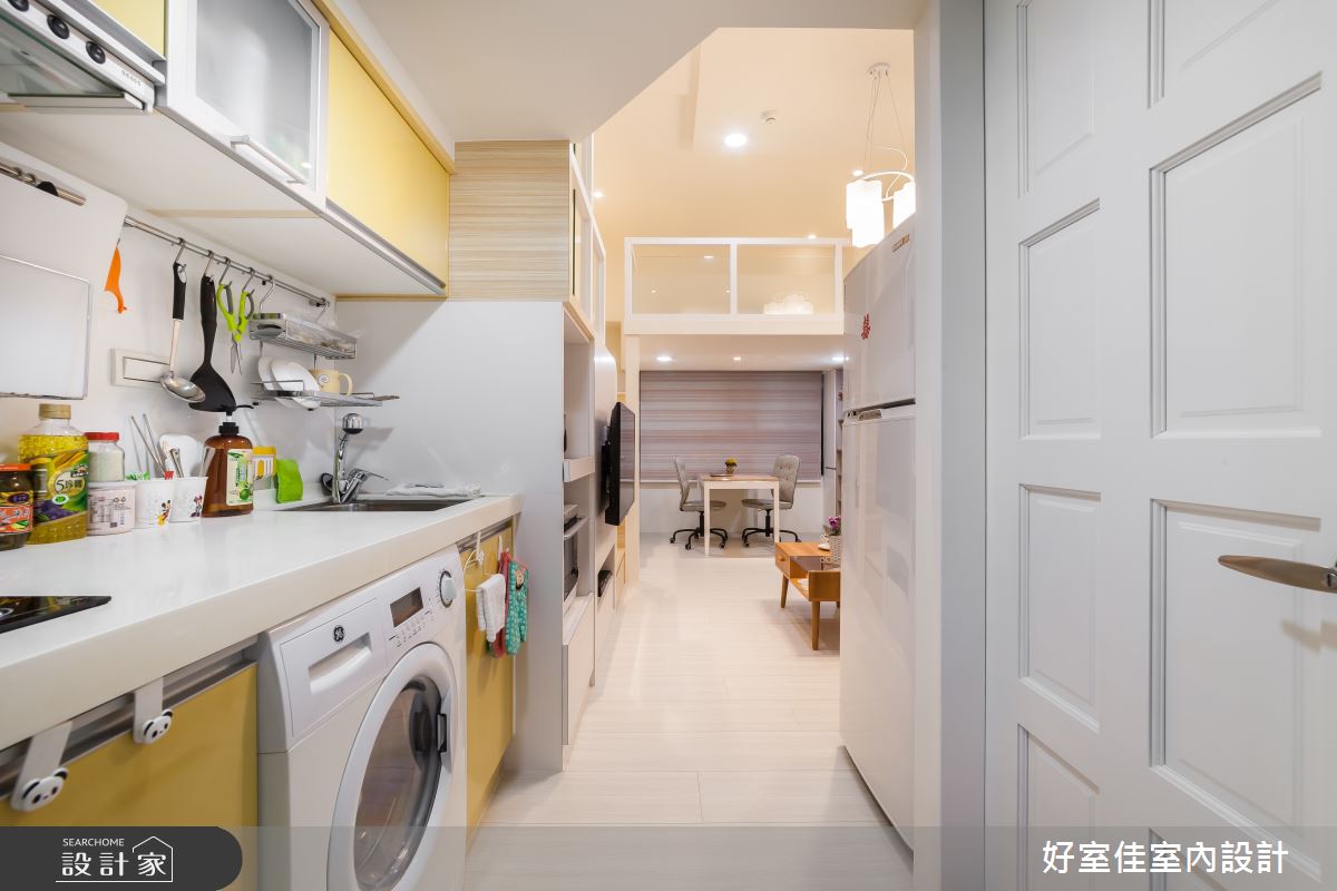 21坪新成屋(5年以下)＿現代風廚房案例圖片＿好室佳室內設計＿好室佳_機能X甜蜜 樓中樓之11