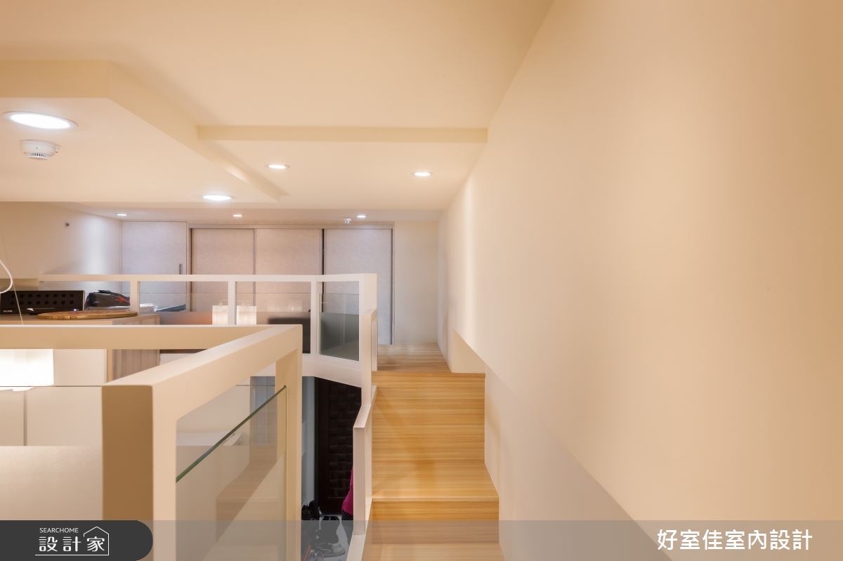 21坪新成屋(5年以下)＿現代風樓梯案例圖片＿好室佳室內設計＿好室佳_機能X甜蜜 樓中樓之12