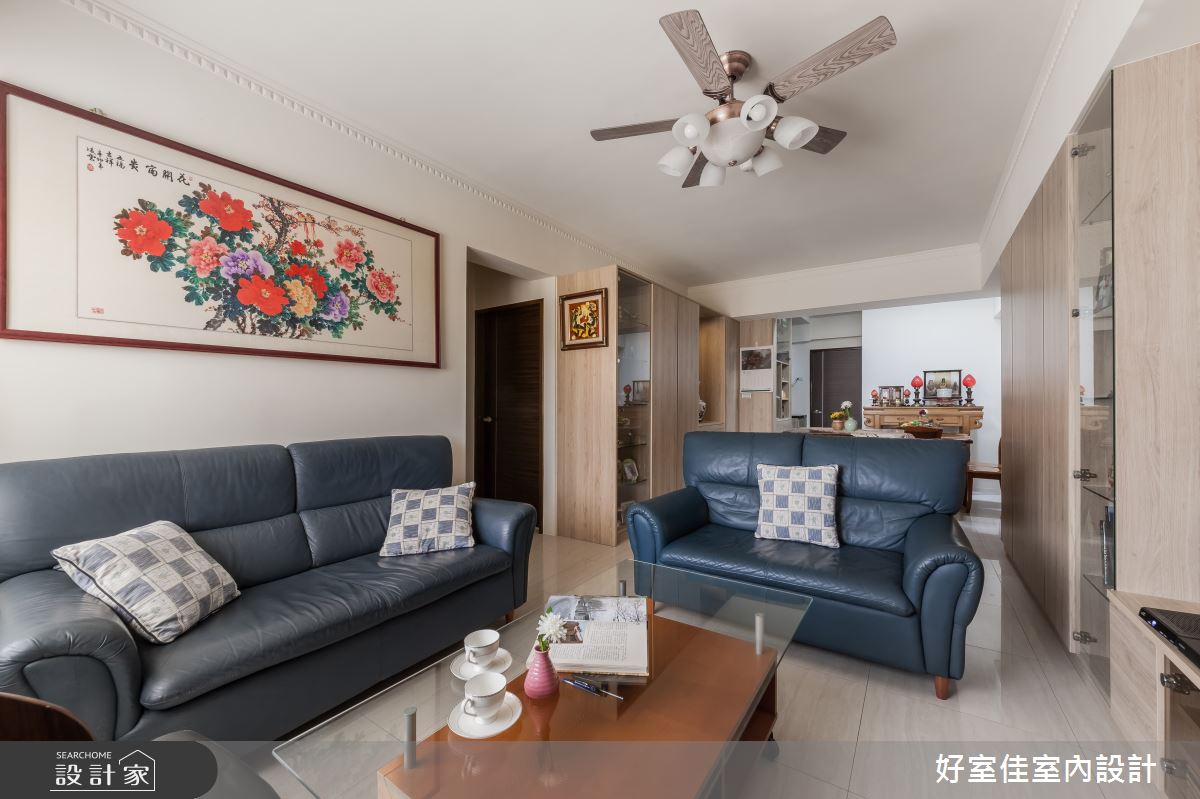 26坪老屋(16~30年)＿現代風客廳案例圖片＿好室佳室內設計＿好室佳_好感演繹 內斂宅之4