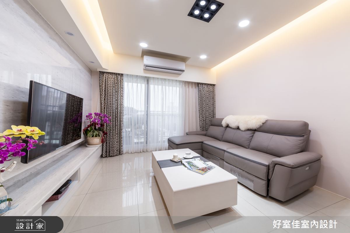 21坪＿新古典客廳案例圖片＿好室佳室內設計＿好室佳_雅致新古典風尚之7