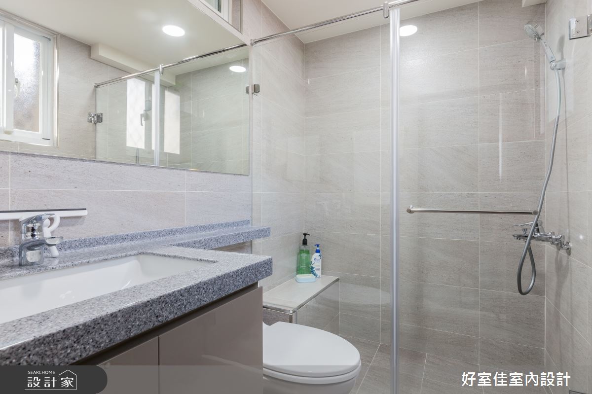 24坪老屋(31~40年)＿現代風浴室案例圖片＿好室佳室內設計＿好室佳_日常的溫度 木質調之976