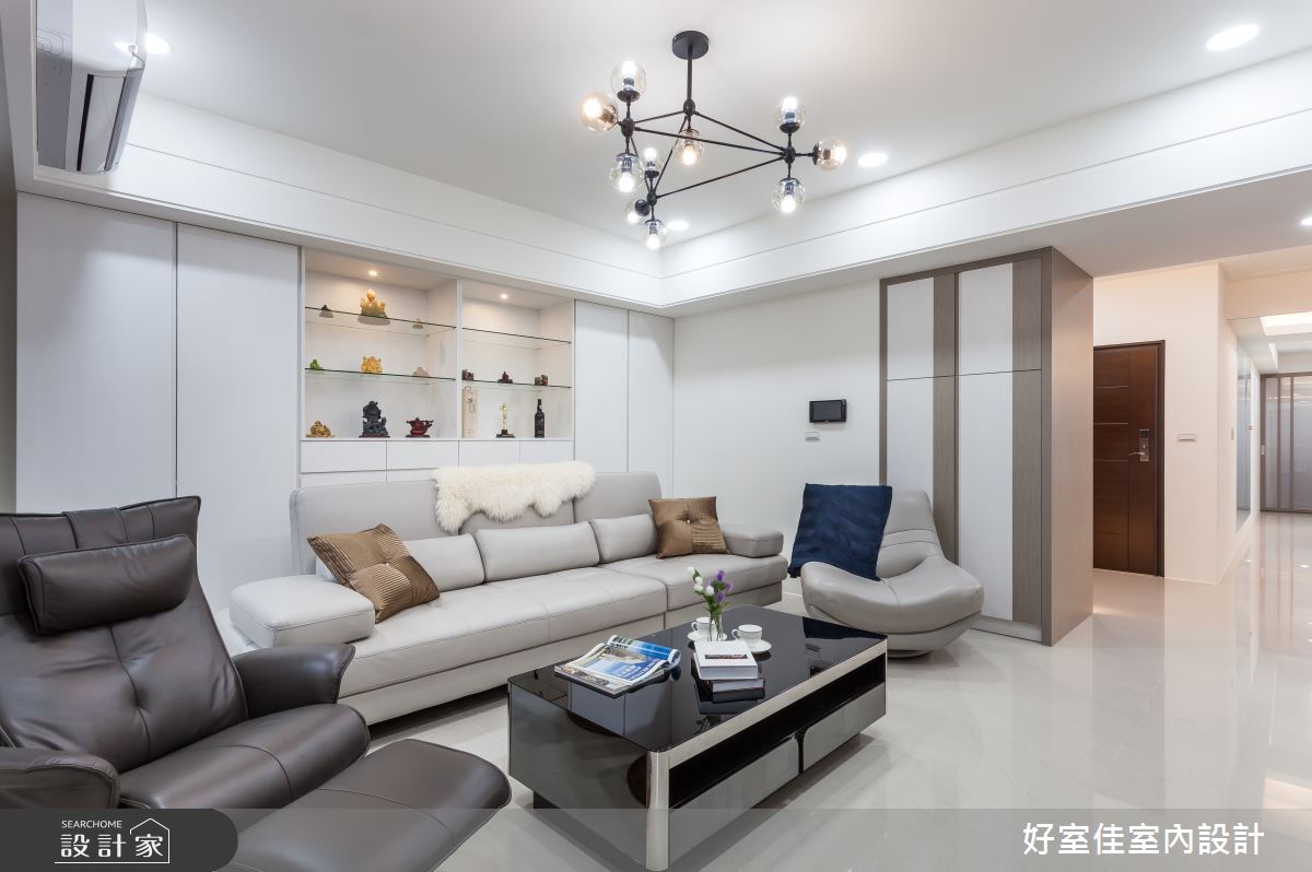 45坪新成屋(5年以下)＿現代風客廳案例圖片＿好室佳室內設計＿好室佳_久看不膩的品味居家之2