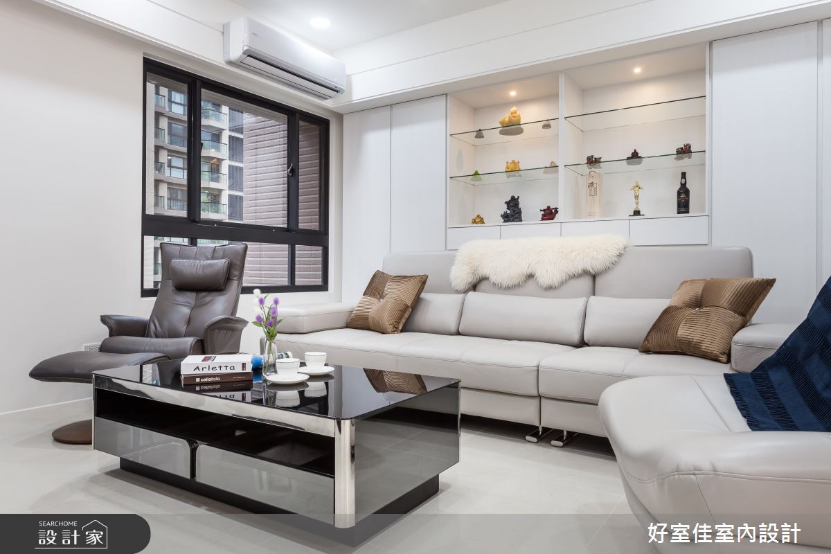 45坪新成屋(5年以下)＿現代風客廳案例圖片＿好室佳室內設計＿好室佳_久看不膩的品味居家之3