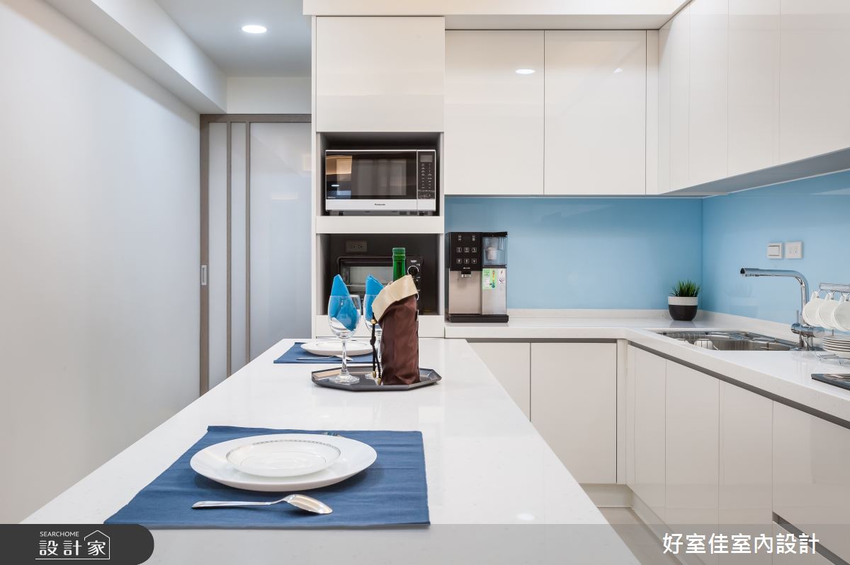 45坪新成屋(5年以下)＿現代風廚房中島案例圖片＿好室佳室內設計＿好室佳_久看不膩的品味居家之12