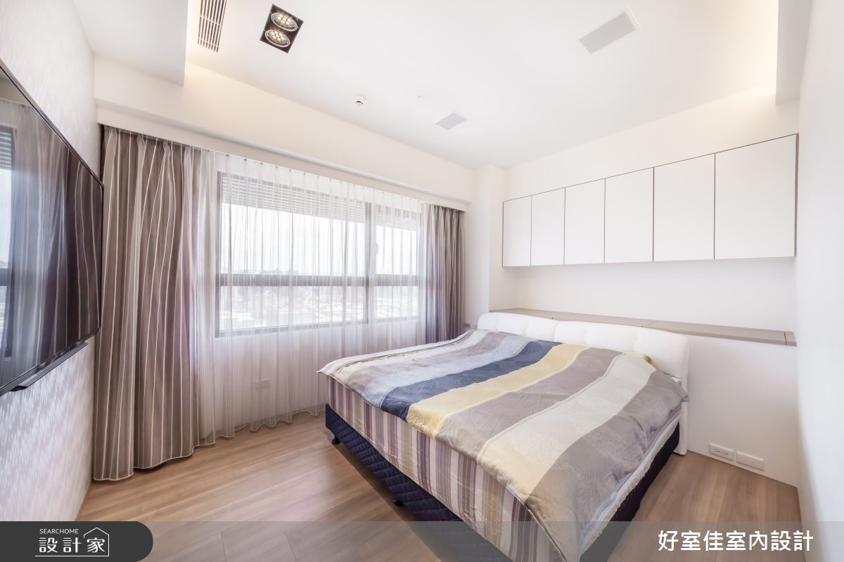 27坪新成屋(5年以下)＿簡約風臥室案例圖片＿好室佳室內設計＿好室佳_通透明亮的簡約之18