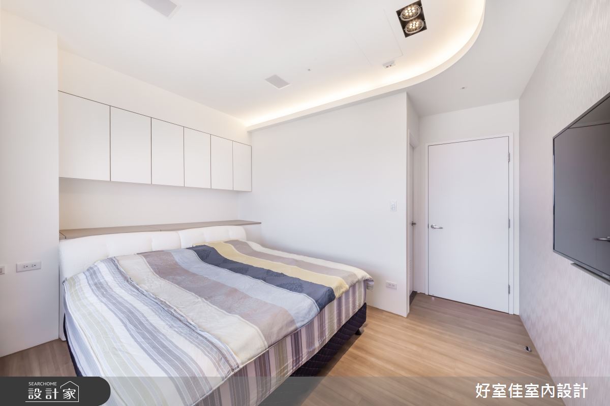 27坪新成屋(5年以下)＿簡約風臥室案例圖片＿好室佳室內設計＿好室佳_通透明亮的簡約之19