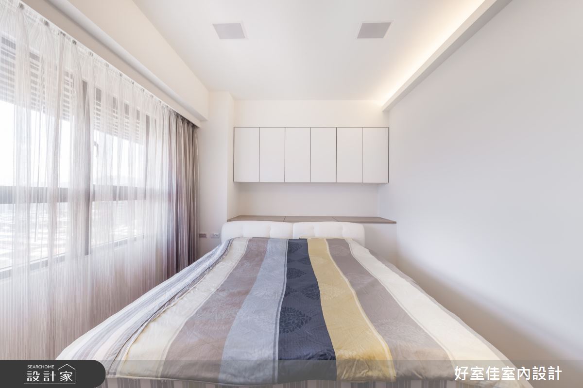 27坪新成屋(5年以下)＿簡約風臥室案例圖片＿好室佳室內設計＿好室佳_通透明亮的簡約之20