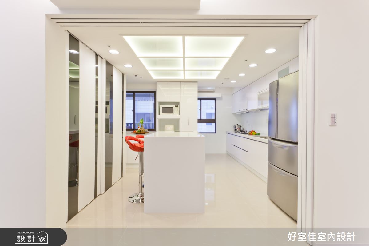 新成屋(5年以下)＿其他廚房中島案例圖片＿好室佳室內設計＿好室佳_希臘風極簡住宅之12