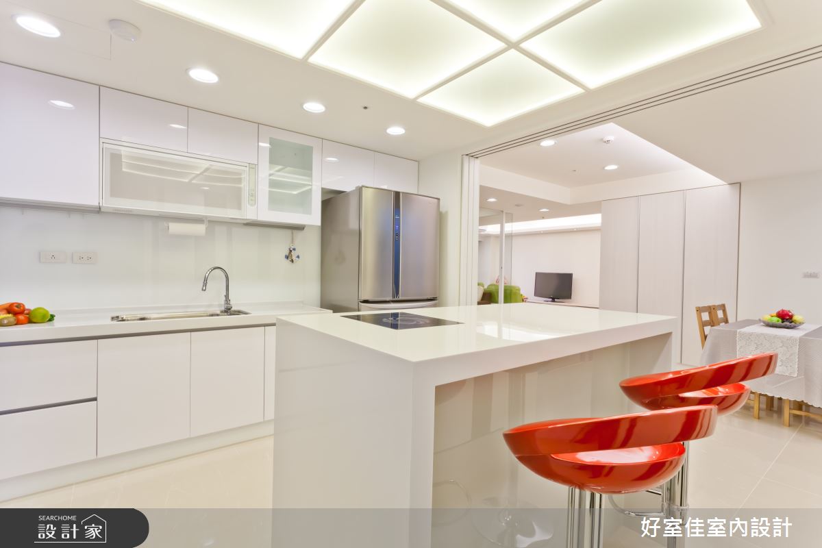 新成屋(5年以下)＿其他廚房中島案例圖片＿好室佳室內設計＿好室佳_希臘風極簡住宅之13