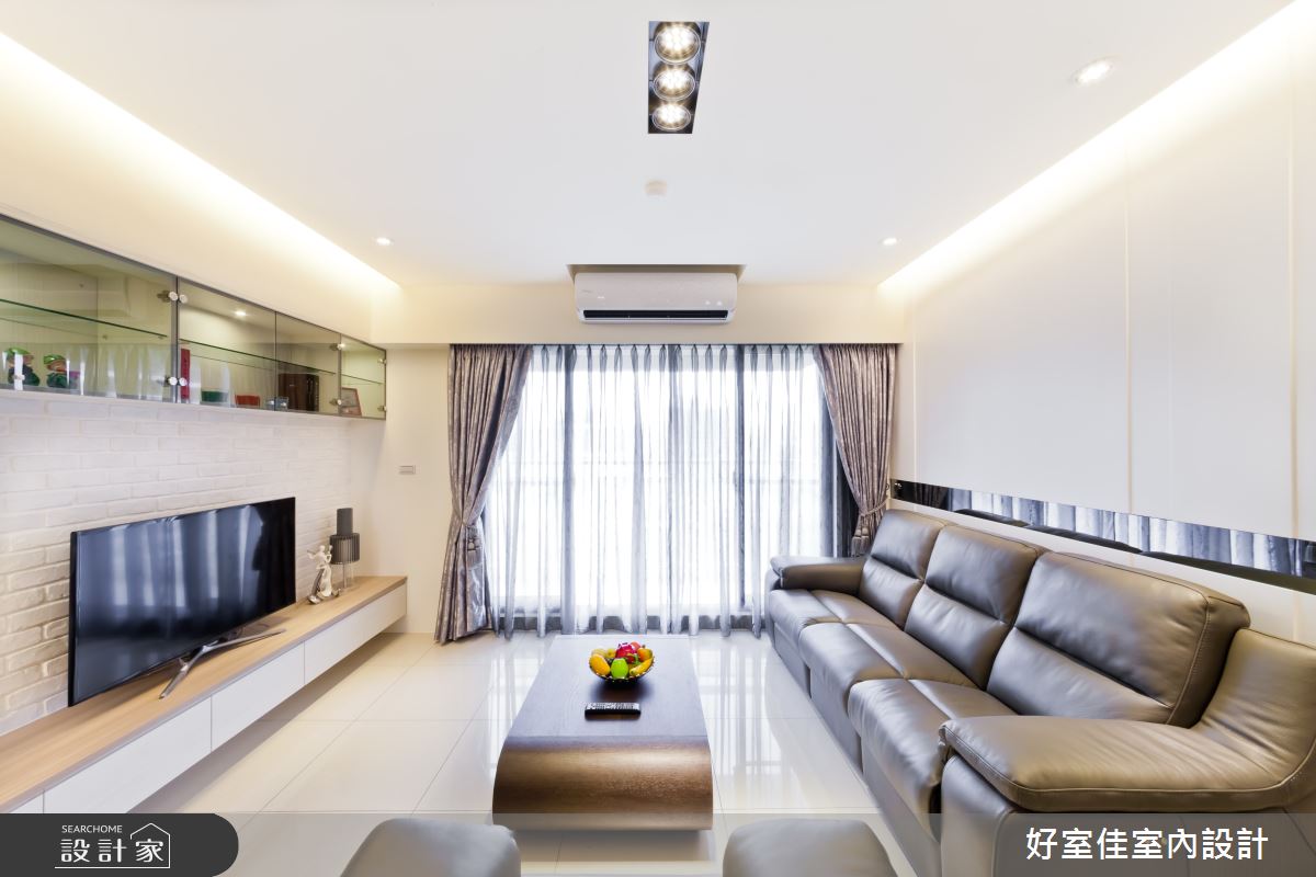 27坪新成屋(5年以下)＿現代風客廳案例圖片＿好室佳室內設計＿好室佳_時尚度假宅(上)之1