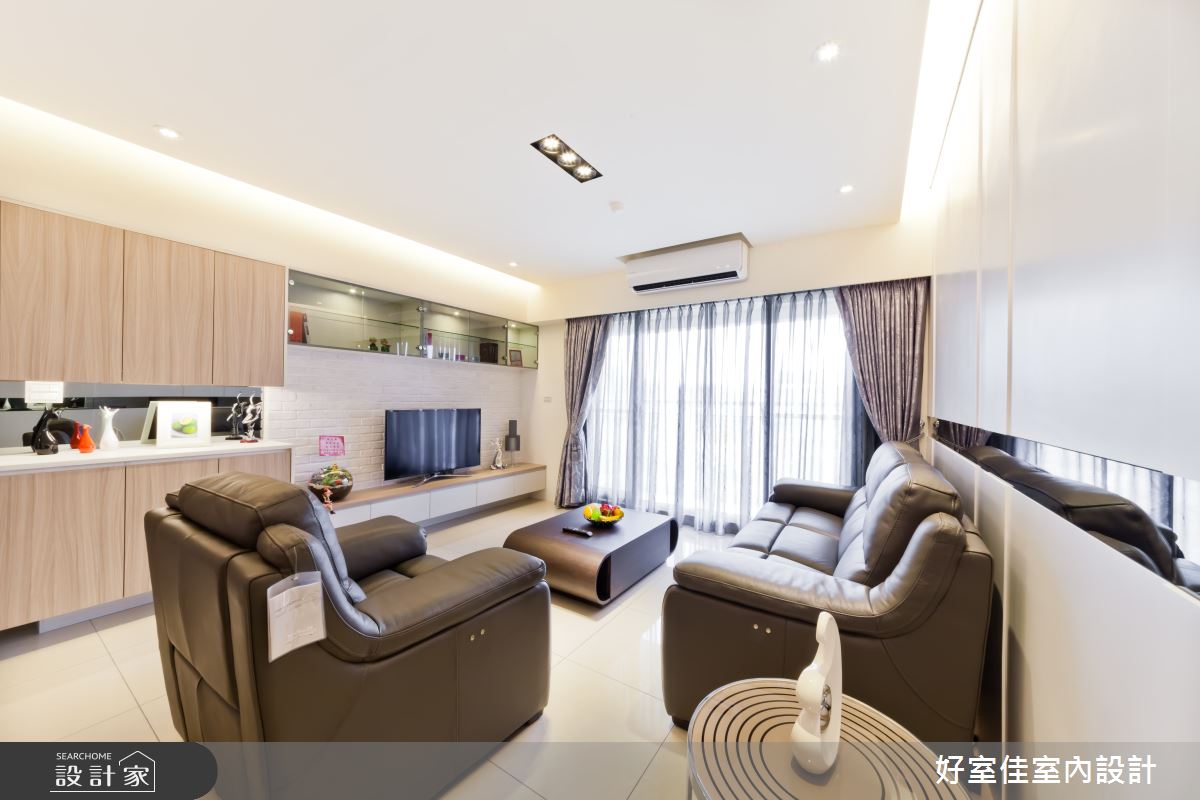 27坪新成屋(5年以下)＿現代風客廳案例圖片＿好室佳室內設計＿好室佳_時尚度假宅(上)之3