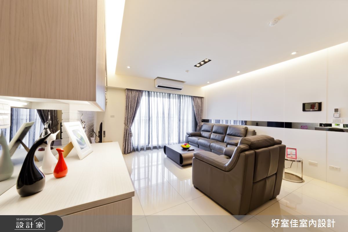 27坪新成屋(5年以下)＿現代風客廳案例圖片＿好室佳室內設計＿好室佳_時尚度假宅(上)之4