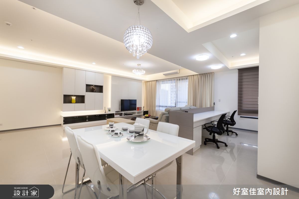 40坪新成屋(5年以下)＿簡約風餐廳案例圖片＿好室佳室內設計＿好室佳_工作空間與家的結合之10