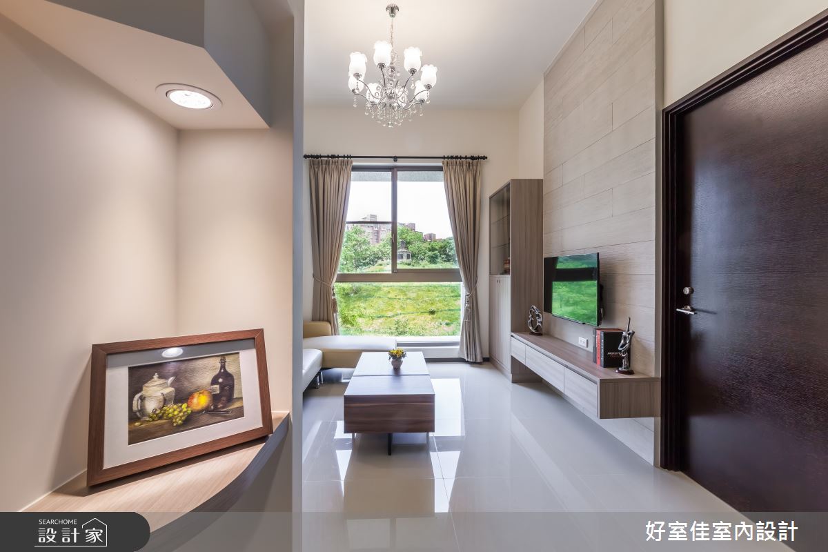 17坪新成屋(5年以下)＿簡約風客廳案例圖片＿好室佳室內設計＿好室佳_潛藏設計感的簡約之1