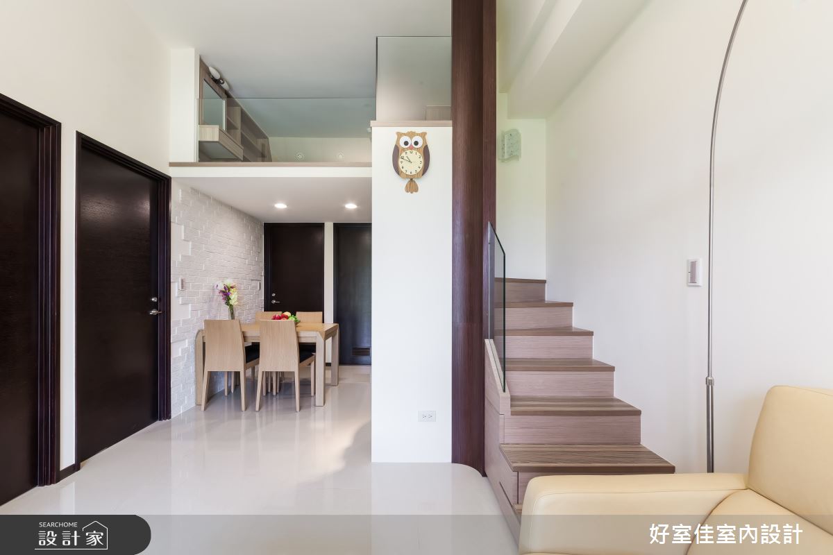 17坪新成屋(5年以下)＿簡約風餐廳樓梯案例圖片＿好室佳室內設計＿好室佳_潛藏設計感的簡約之11