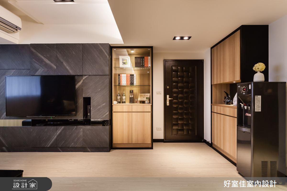 30坪中古屋(5~15年)＿簡約風案例圖片＿好室佳室內設計＿好室佳_黑白時尚晶亮質感宅之11