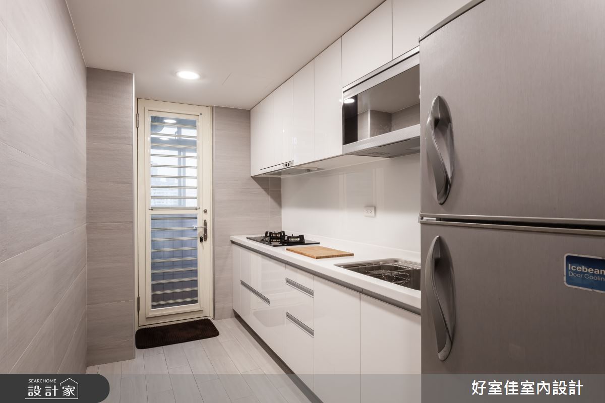 30坪中古屋(5~15年)＿簡約風臥室案例圖片＿好室佳室內設計＿好室佳_黑白時尚晶亮質感宅之16