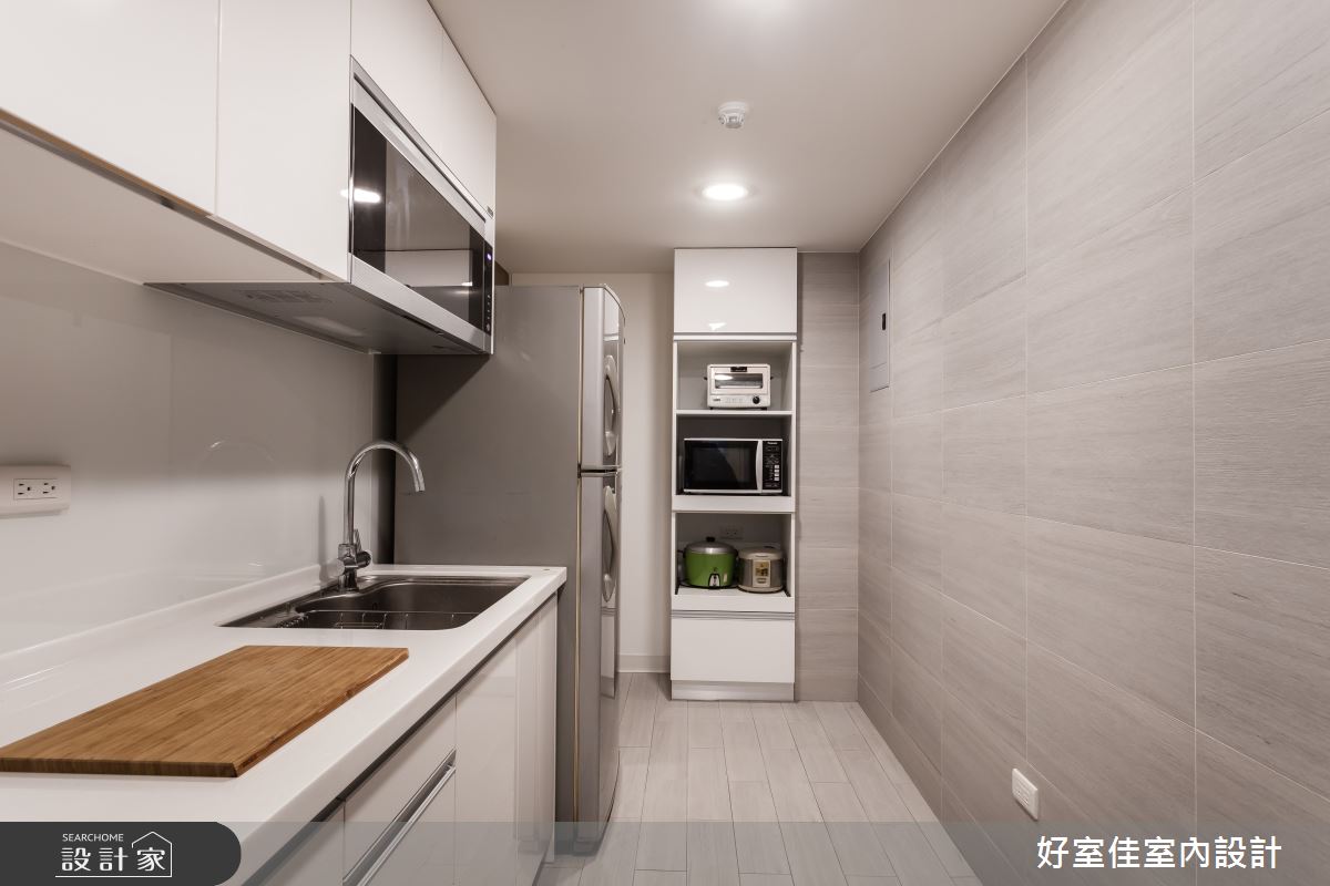 30坪中古屋(5~15年)＿簡約風臥室案例圖片＿好室佳室內設計＿好室佳_黑白時尚晶亮質感宅之17