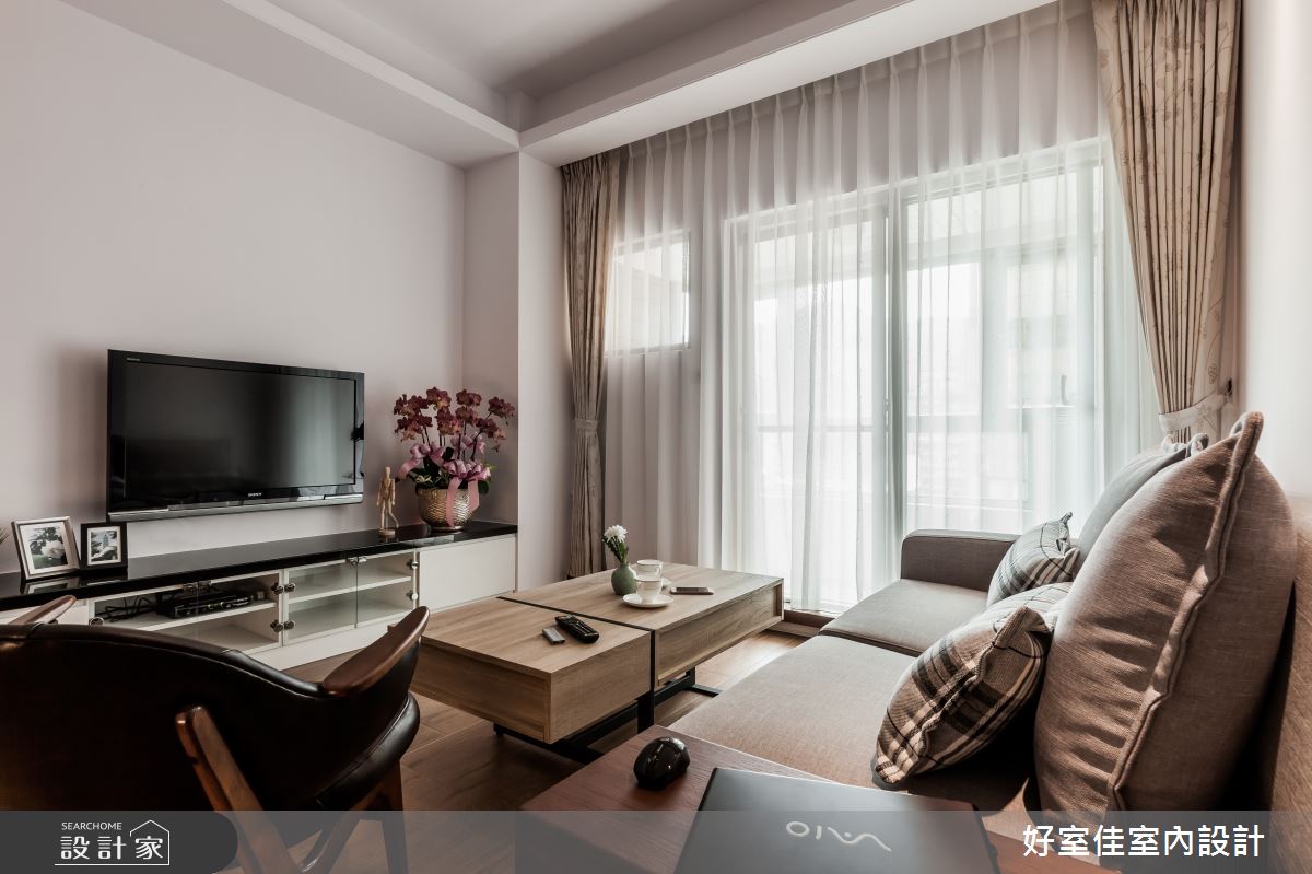20坪老屋(16~30年)＿現代風客廳案例圖片＿好室佳室內設計＿好室佳_文青感 樸質生活宅之1