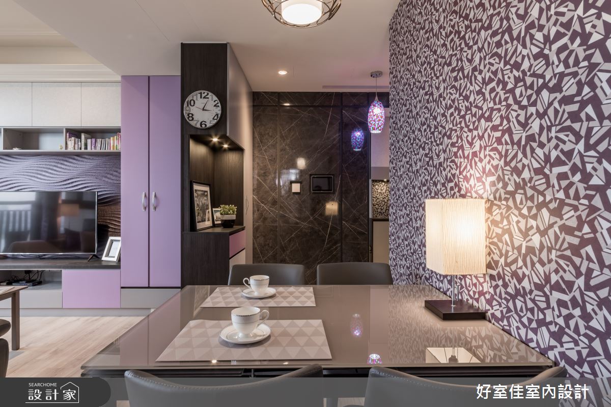 新成屋(5年以下)＿現代風餐廳案例圖片＿好室佳室內設計＿好室佳_戀戀紫色狂想曲之11