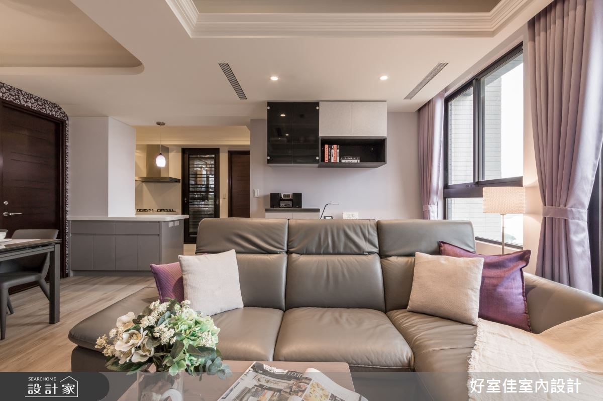 新成屋(5年以下)＿現代風客廳案例圖片＿好室佳室內設計＿好室佳_戀戀紫色狂想曲之8
